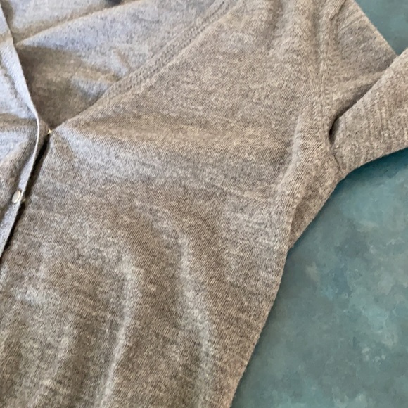 Banana Republic Merino Wool button down gray cardigan - Picture 7 of 7